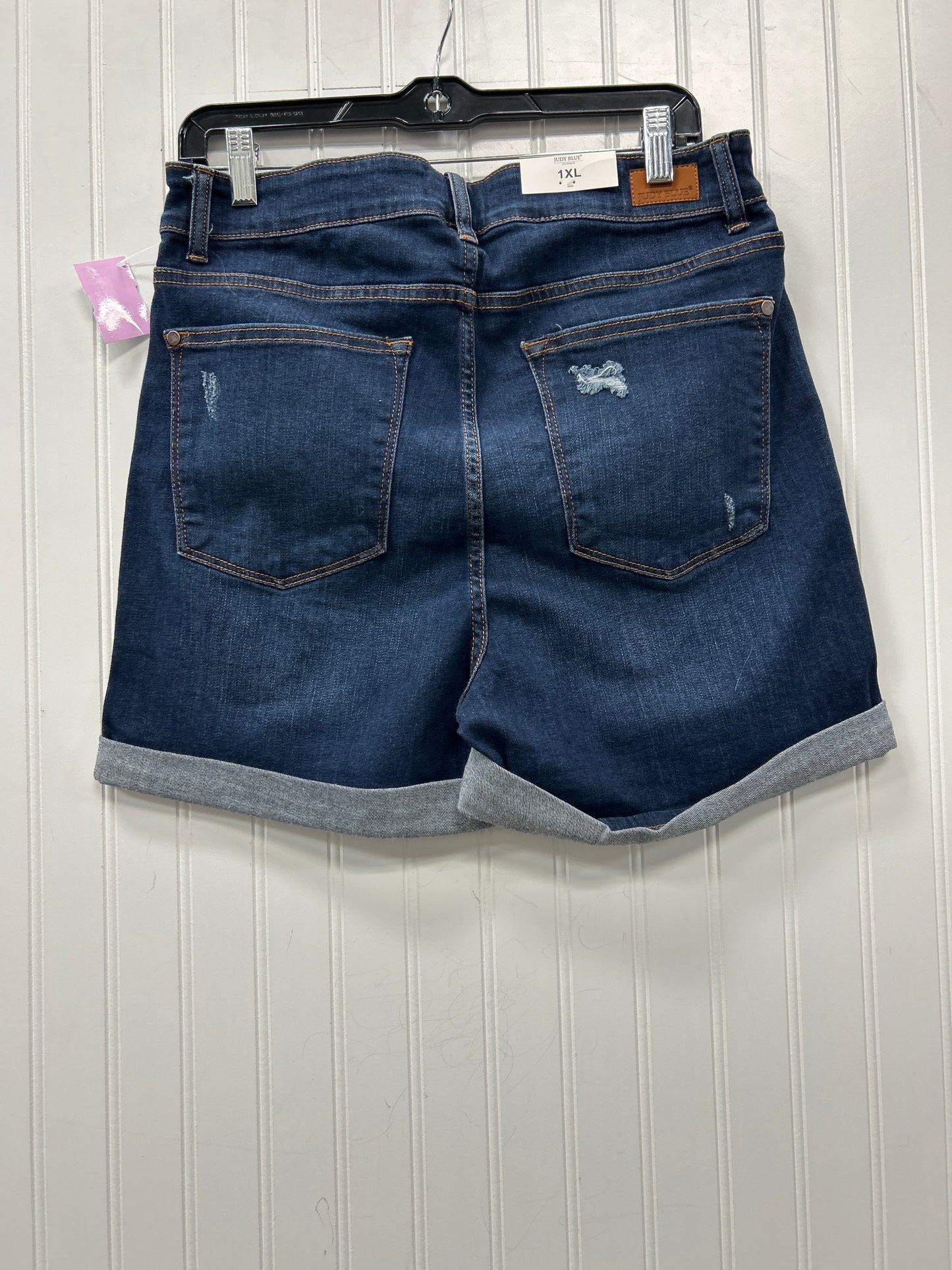 Shorts By Judy Blue In Blue Denim, Size:1X