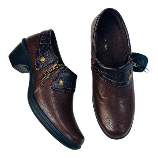 Shoes Heels Block By Easy Street In Brown, Size:7