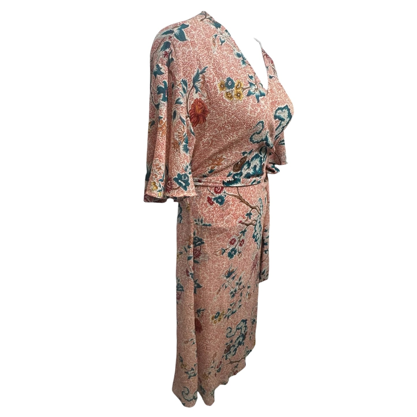 Adelaide Wrap Dress By Maeve In Floral Print, Size: S