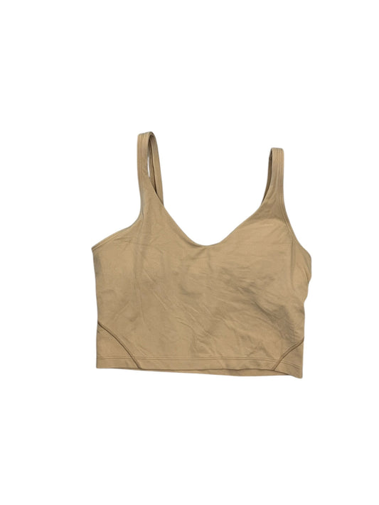 Athletic Bra By Lululemon In Beige, Size:M