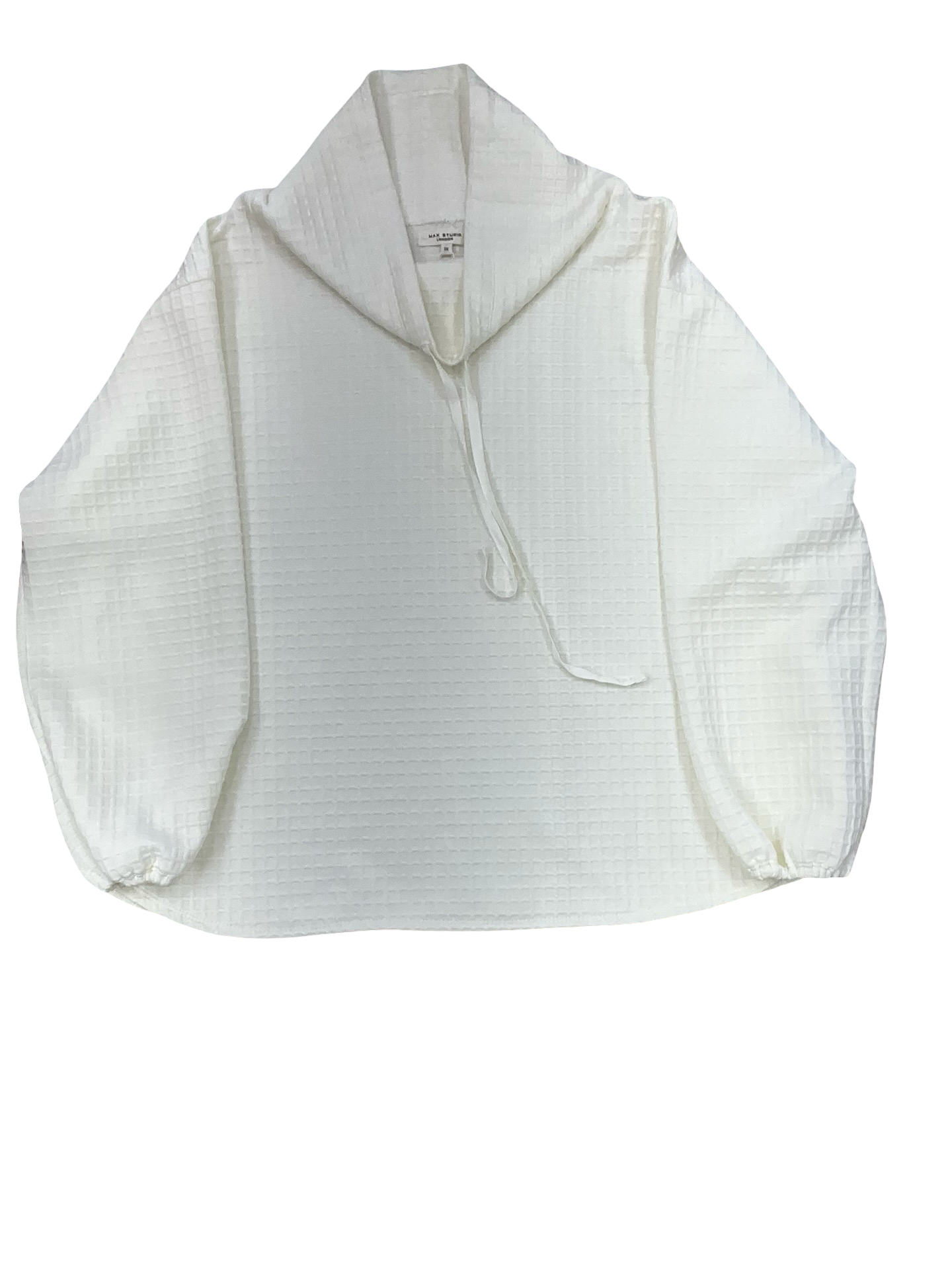Top Ls By Max Studio In Cream, Size:1X