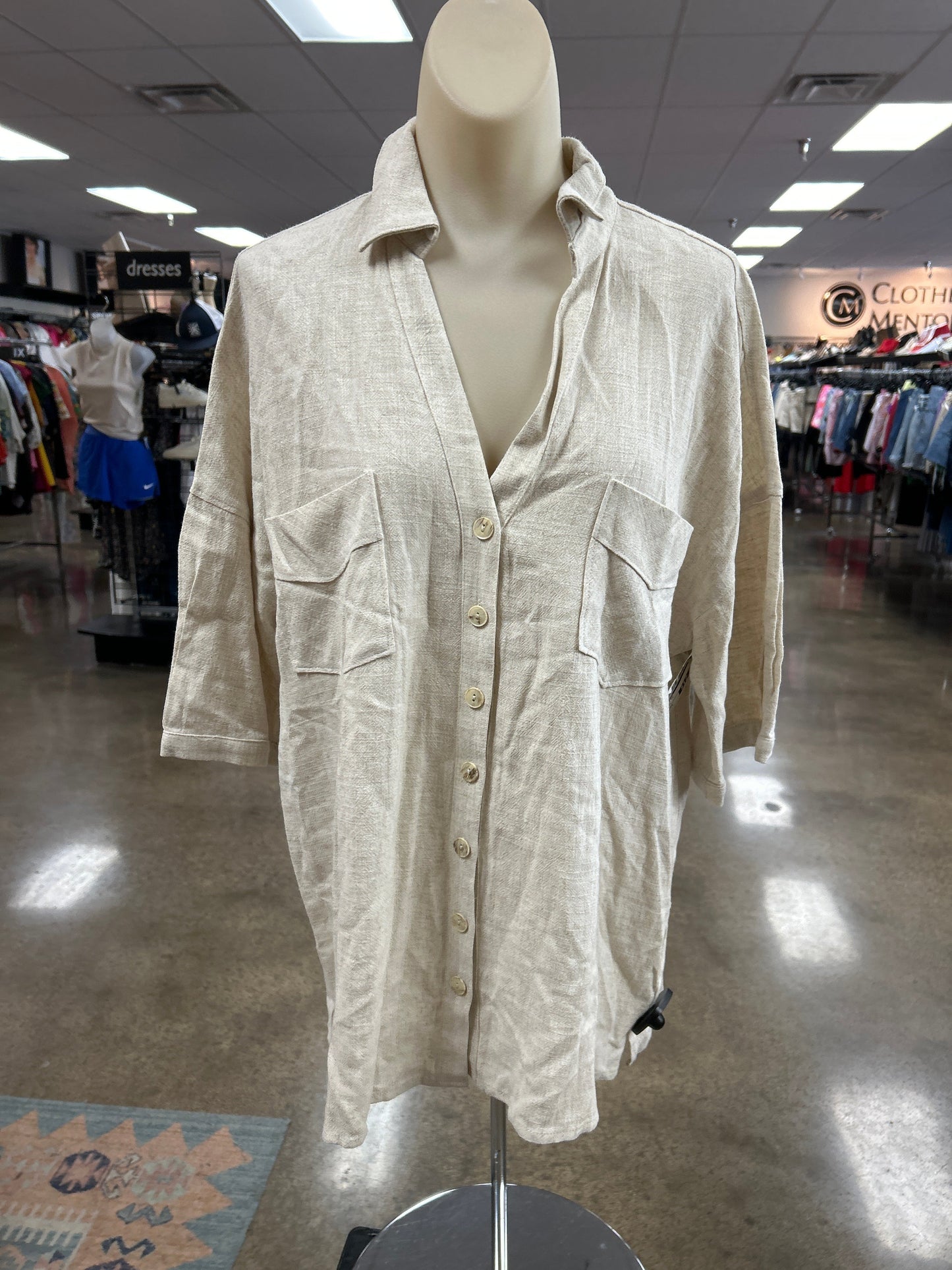 Top Ss By Jodifl In Tan, Size:L