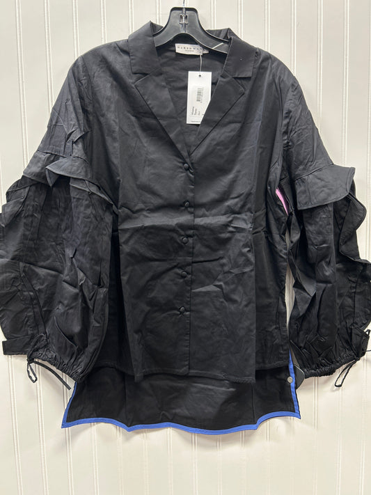 Blouse Ls By Cmc In Black, Size:S NWT