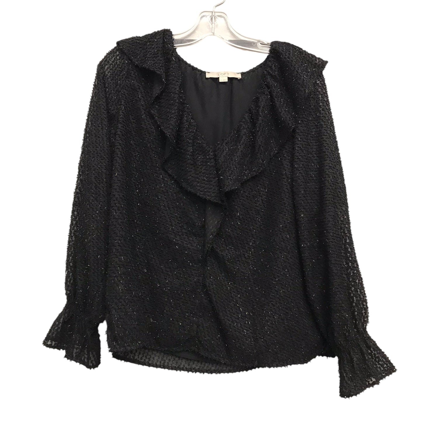 Tunic Ls By Loft In Black, Size:Xs