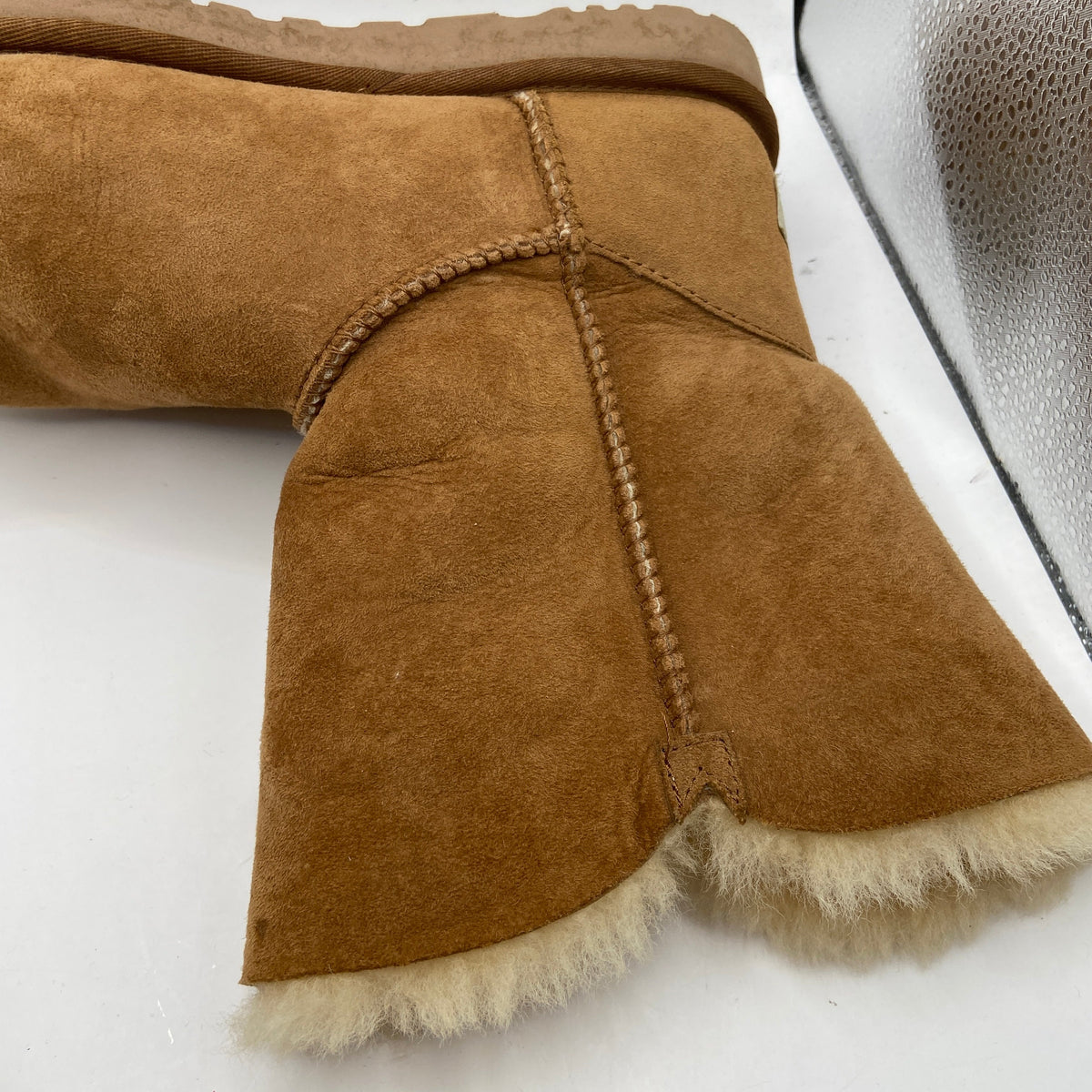 Boots Designer By Ugg In Brown, Size: 10