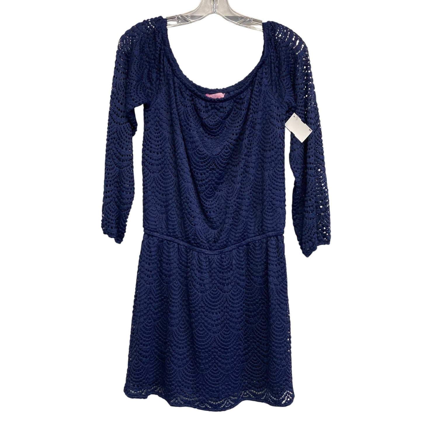 Romper Designer By Lilly Pulitzer In Navy, Size:M