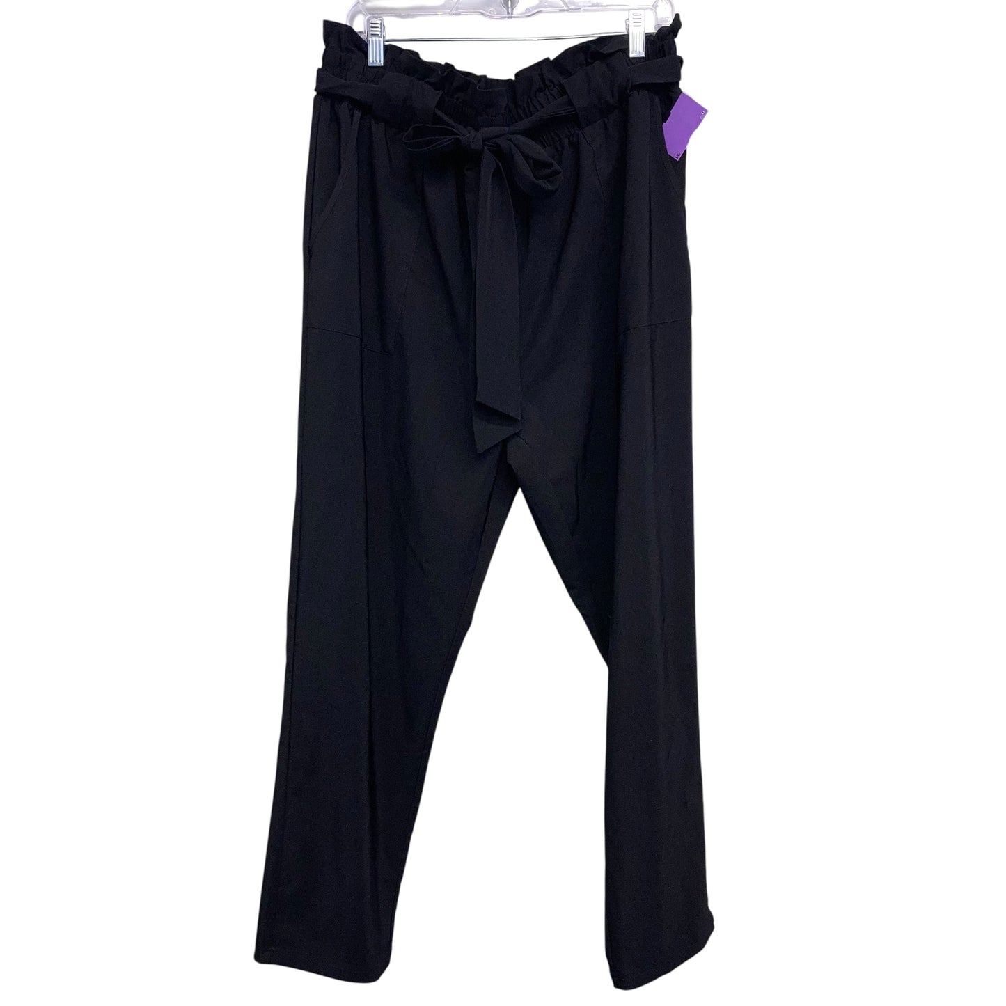 Athletic Pants By Hanna Nikole In Black, Size:18