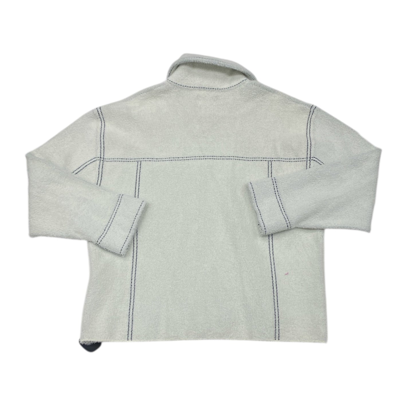 Jacket Shirt By Woolrich In Cream, Size:L