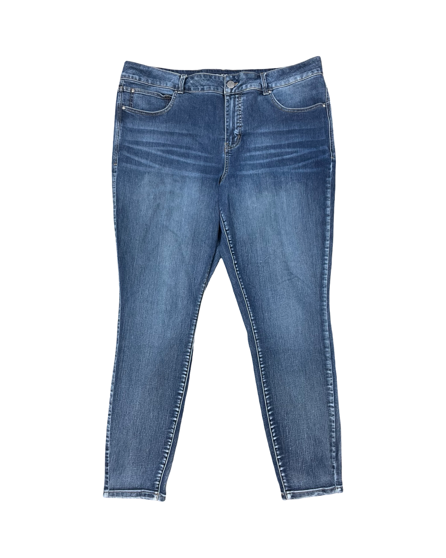 Jeans Skinny By Maurices In Blue Denim, Size:22