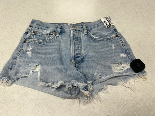 Shorts By Agolde In Blue Denim, Size:0