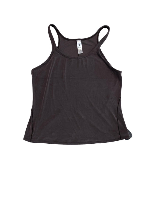 Athletic Tank Top By Lululemon In Brown, Size:L