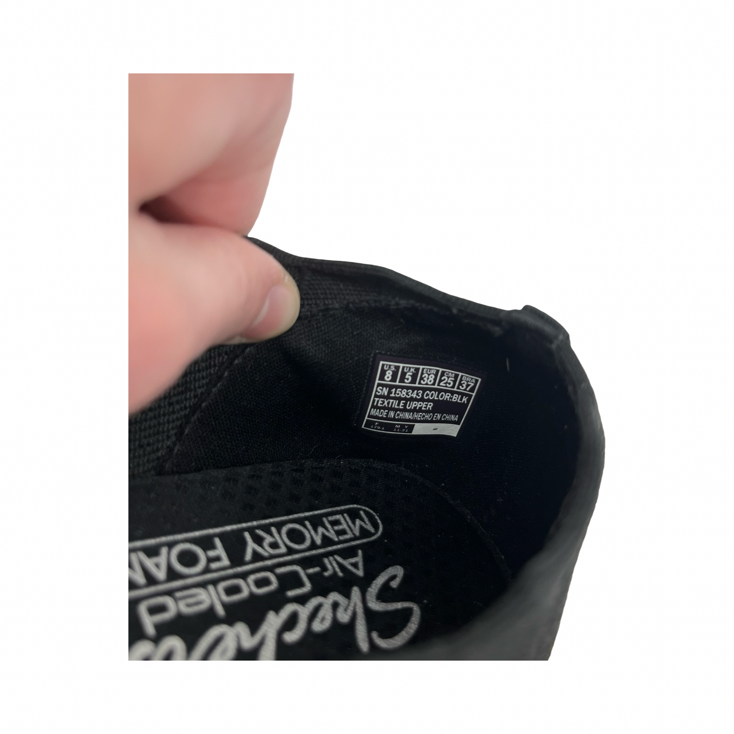 Shoes Flats By Skechers In Black, Size:8