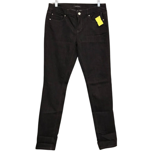 Jeans Skinny By White House Black Market In Black Denim, Size:6