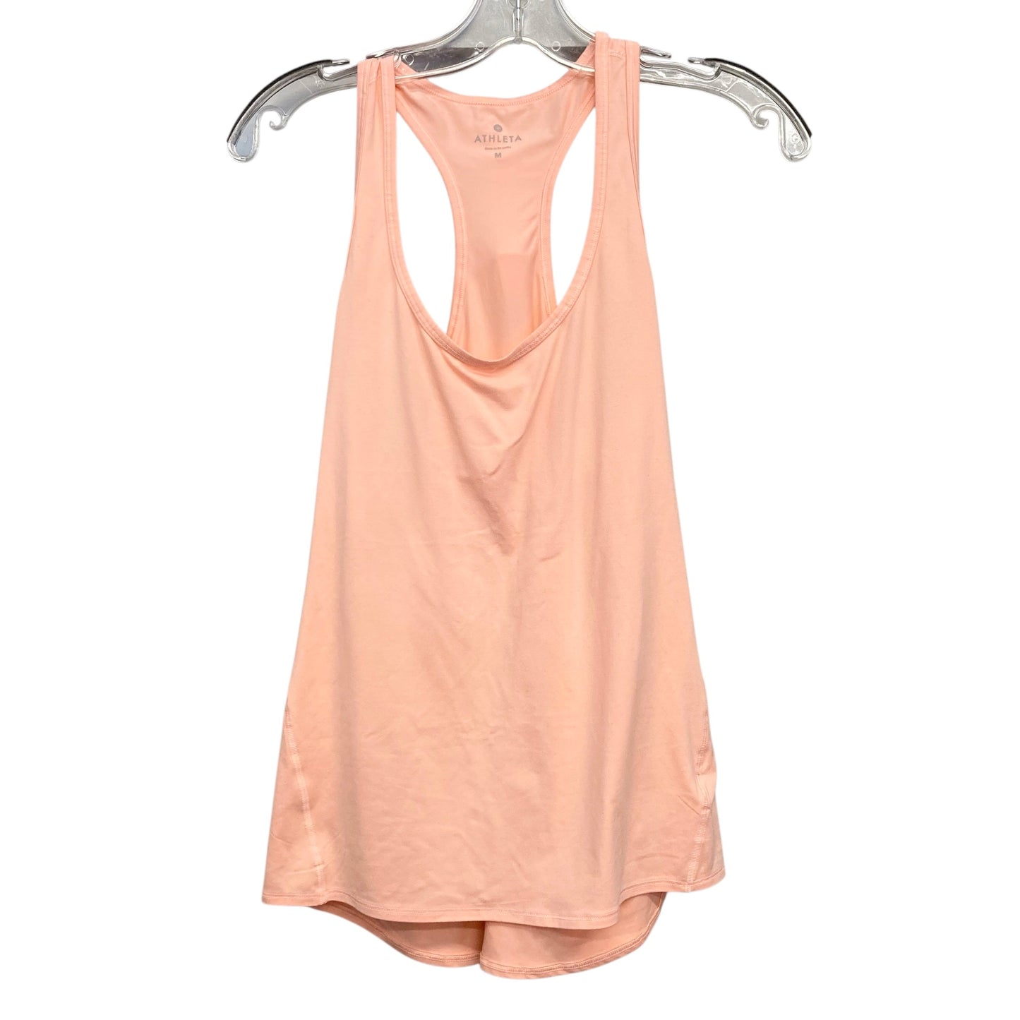 Athletic Tank Top By Athleta In Peach, Size:M