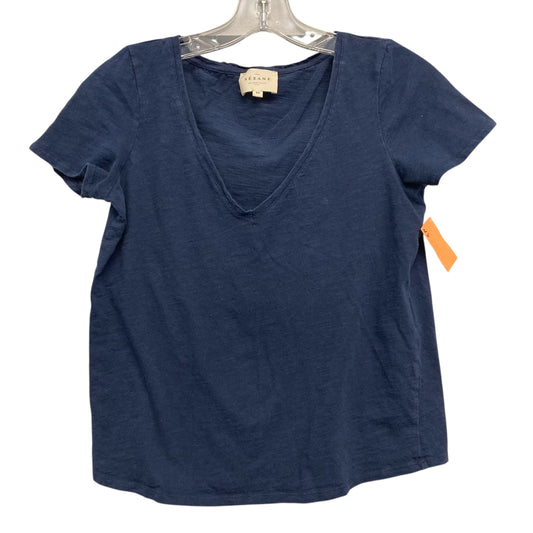 Top Ss Basic By Sezane In Navy, Size:Xs