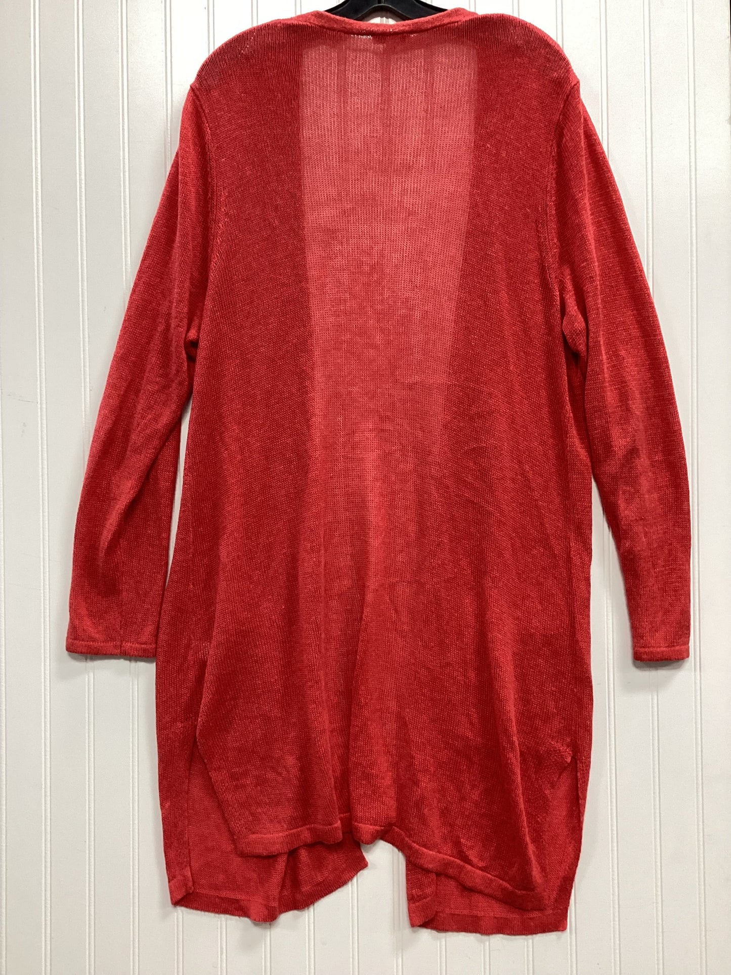 Cardigan By J. Jill In Red, Size:L
