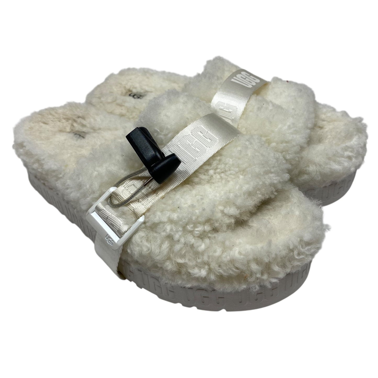 Sandals Designer By Ugg In Cream, Size:10