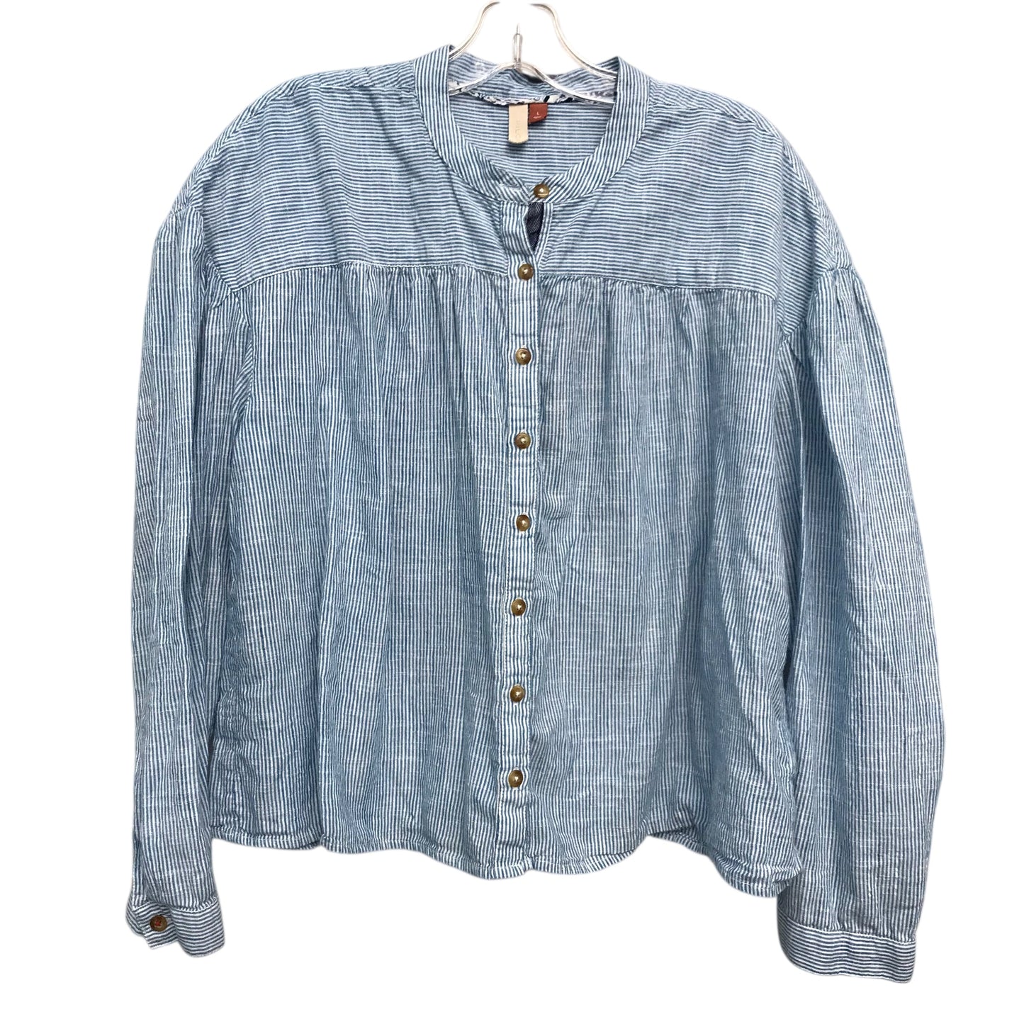 Top Ls By Pilcro In Blue & White, Size:L