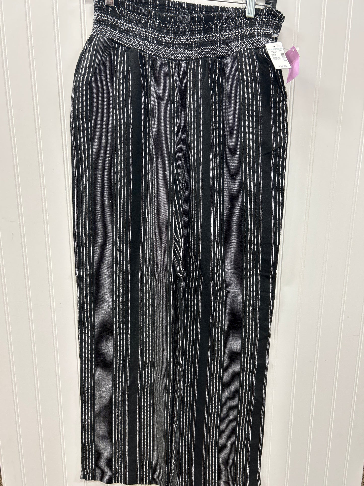 Pants Linen By Maurices In Black, Size:M