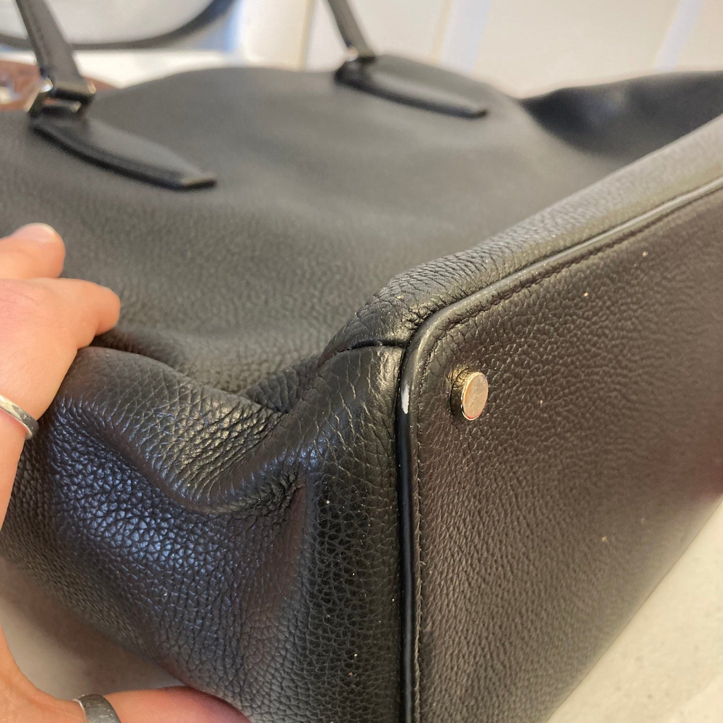 Handbag Designer By Kate Spade In Black, Size:Large