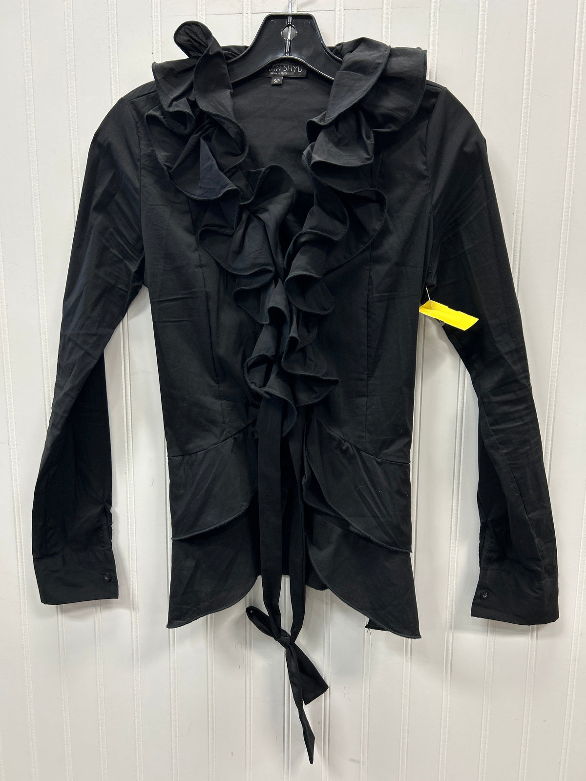 Blouse Ls By Cmb In Black, Size:S