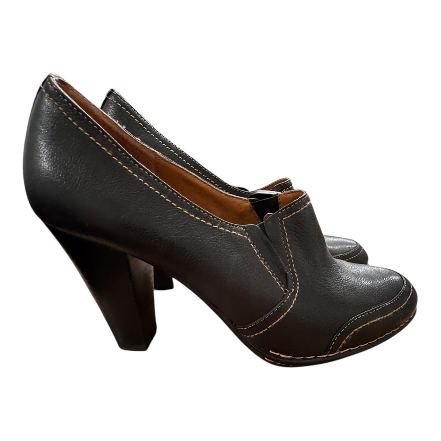 Shoes Heels Block By Sofft In Black, Size:8