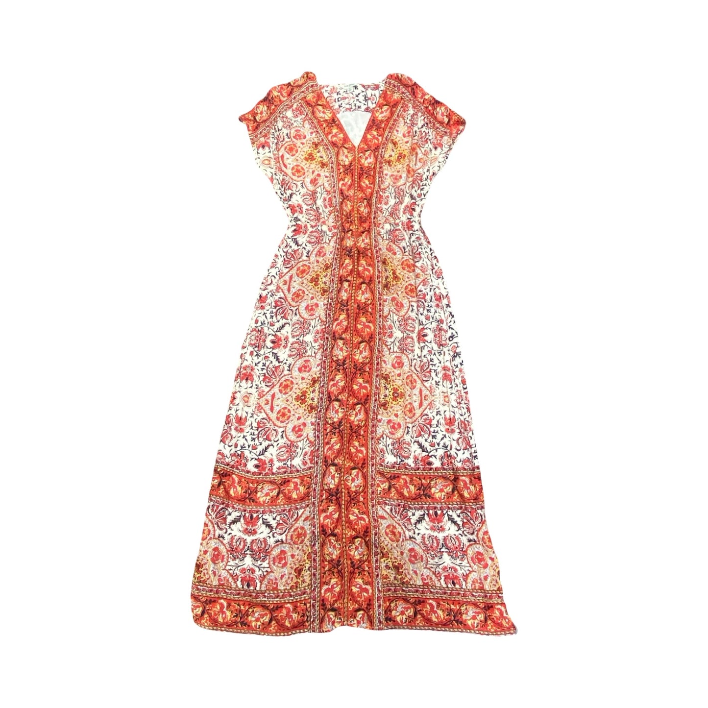 Dress Casual Maxi By Lucky Brand In Red, Size:S