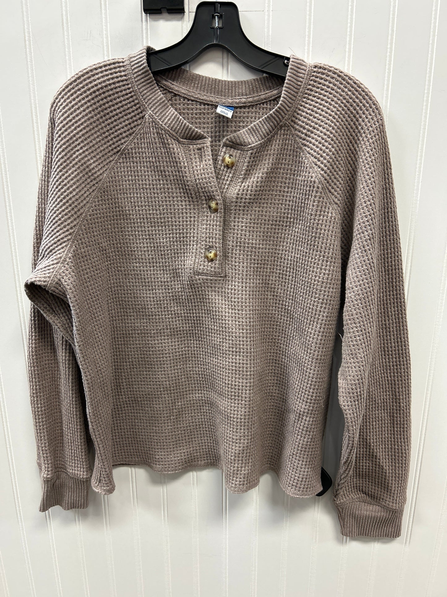 Top Ls By Old Navy In Tan, Size:L