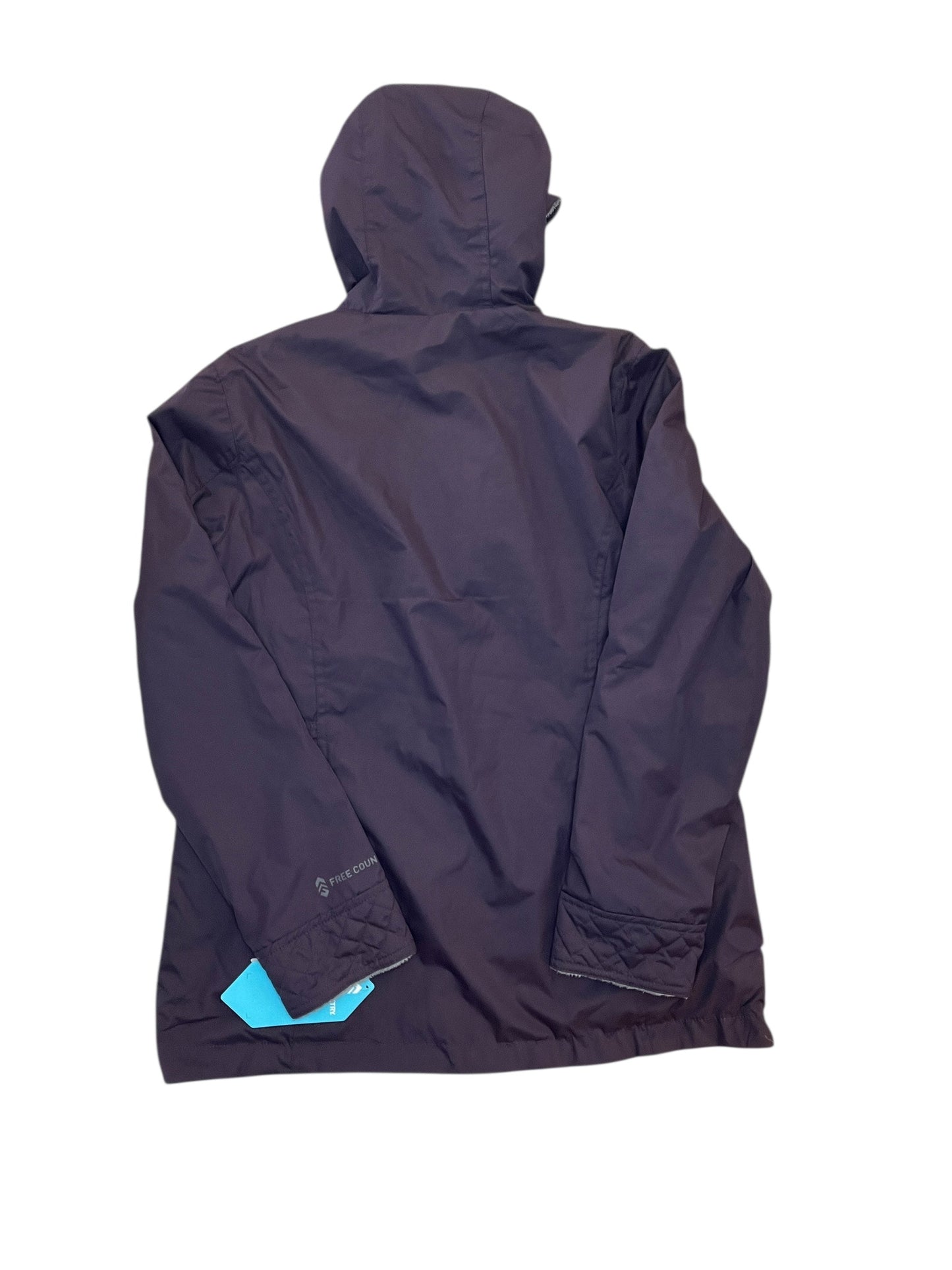 Jacket Windbreaker By Free Country In Purple, Size:M