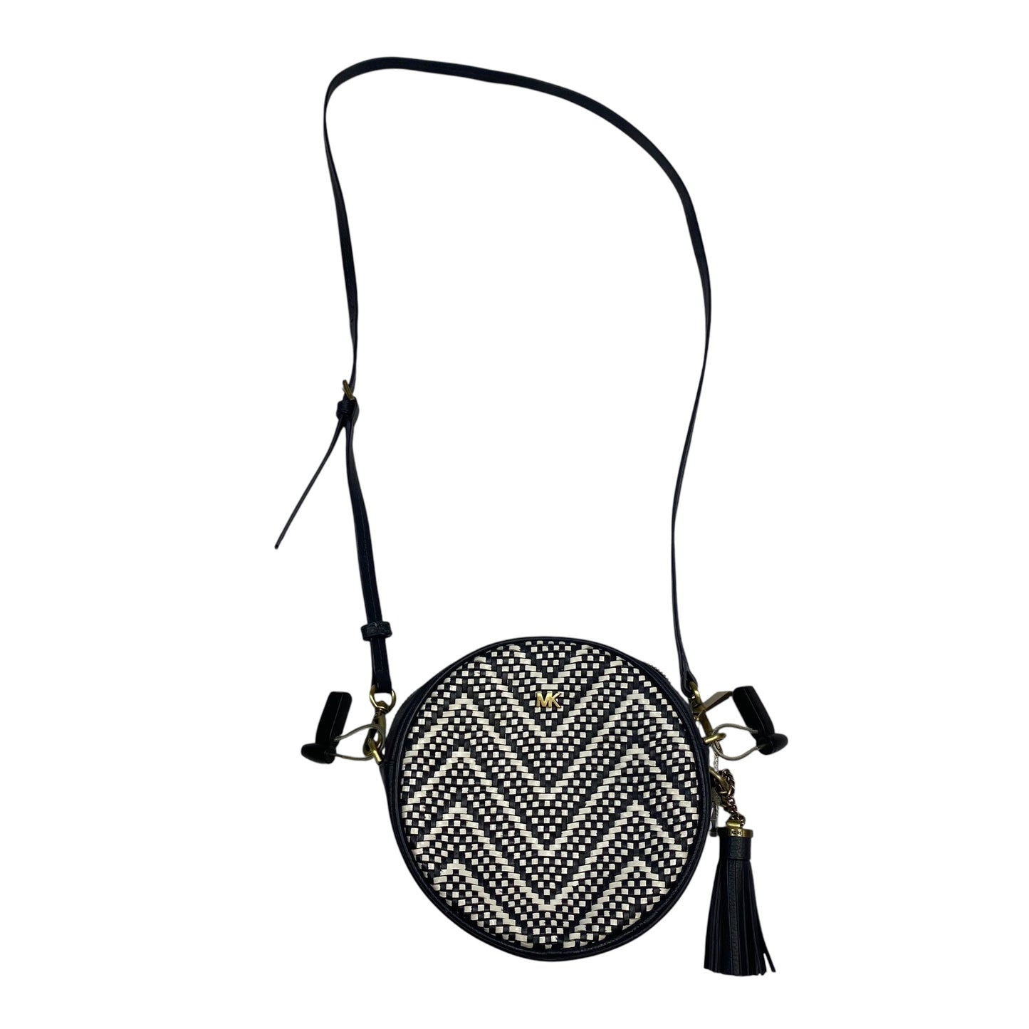 Crossbody Designer By Michael Kors In Navy, Size:Small