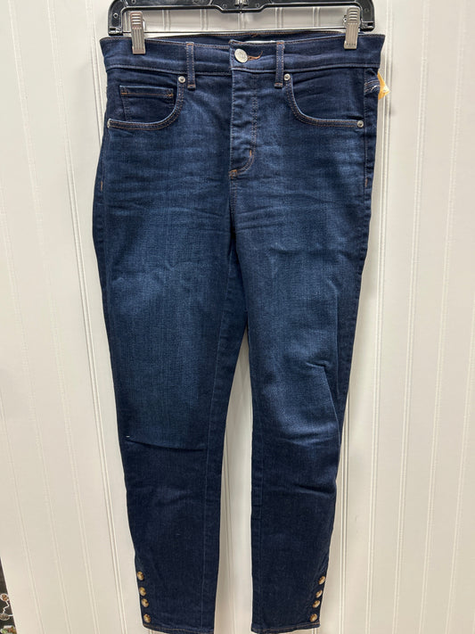 Jeans Skinny By Loft In Blue Denim, Size:2