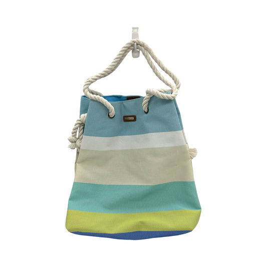 Tote By Clothes Mentor In Blue, Size:Large