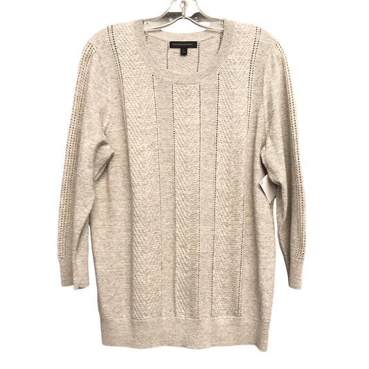 Sweater By Banana Republic In Taupe, Size:L