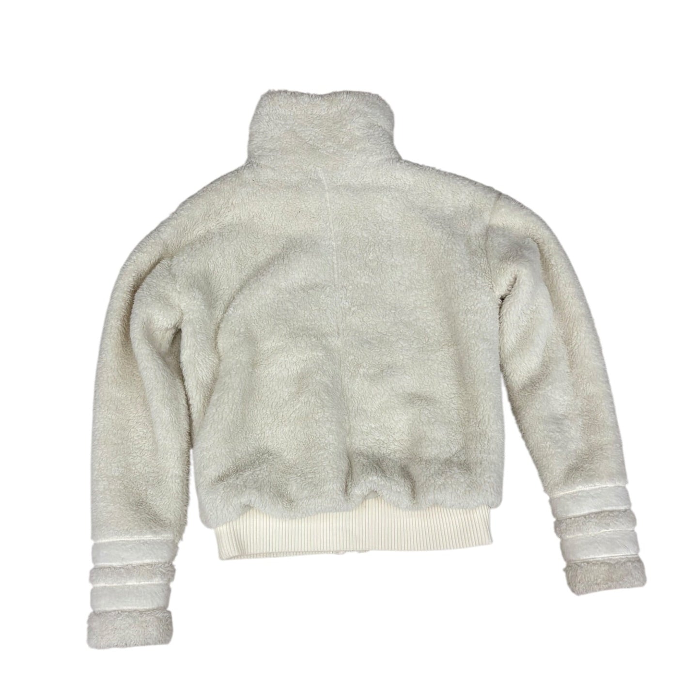 Jacket Fleece By Athleta In Cream, Size:Xxs