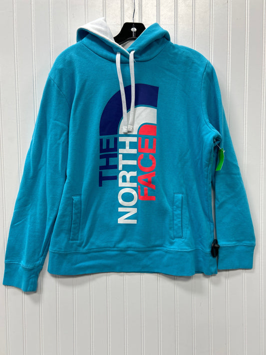 Athletic Sweatshirt Hoodie By The North Face In Blue, Size:Xl