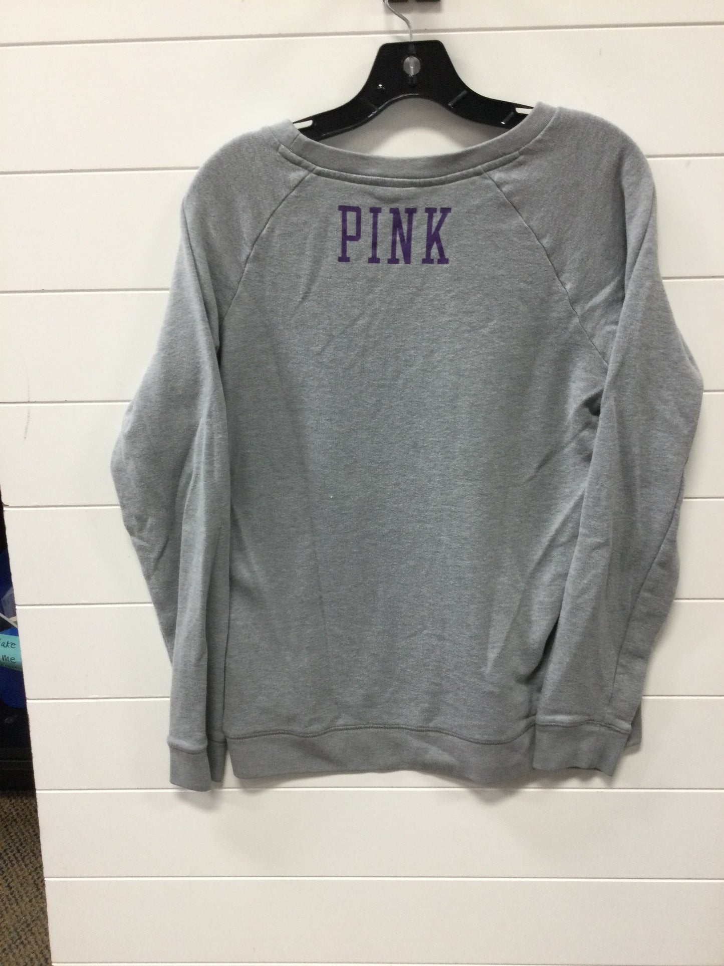 Athletic Top Ls Collar By Under Armour In Grey, Size:S