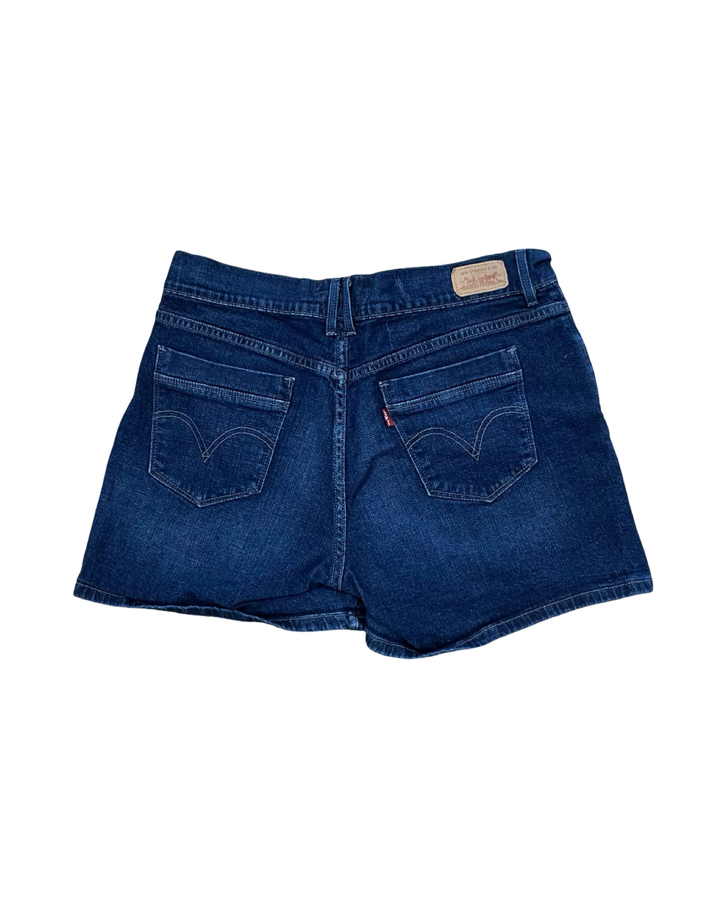 Shorts By Levis In Blue Denim, Size:12