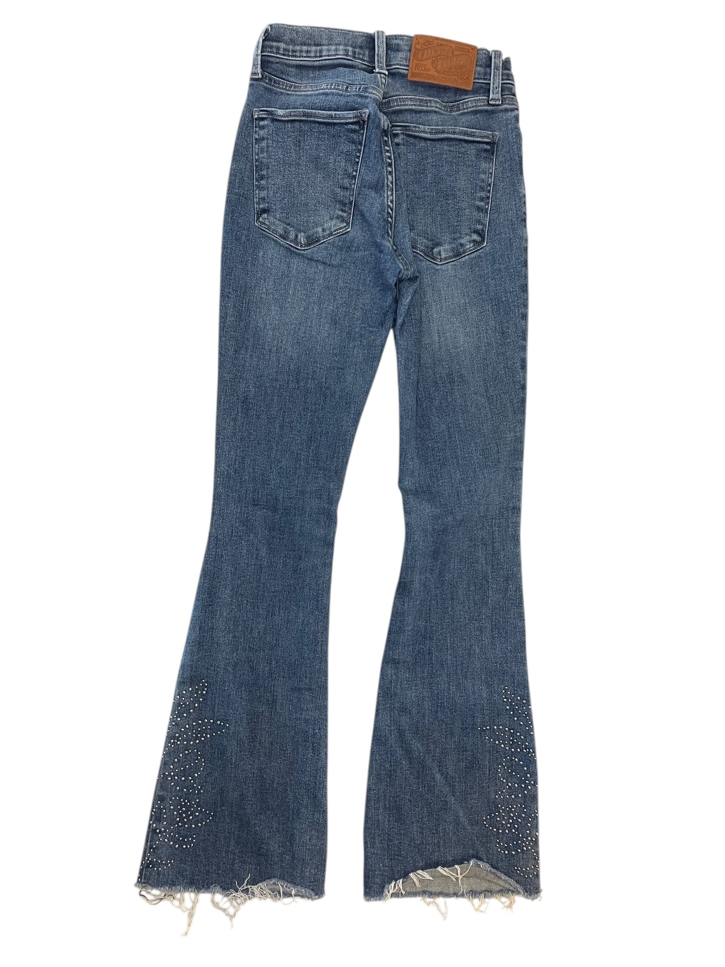 Jeans Flared By Lucky Brand In Blue Denim, Size:0