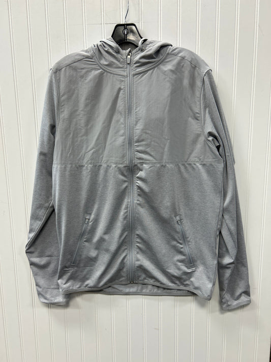 Athletic Jacket By Kirkland In Grey, Size:M