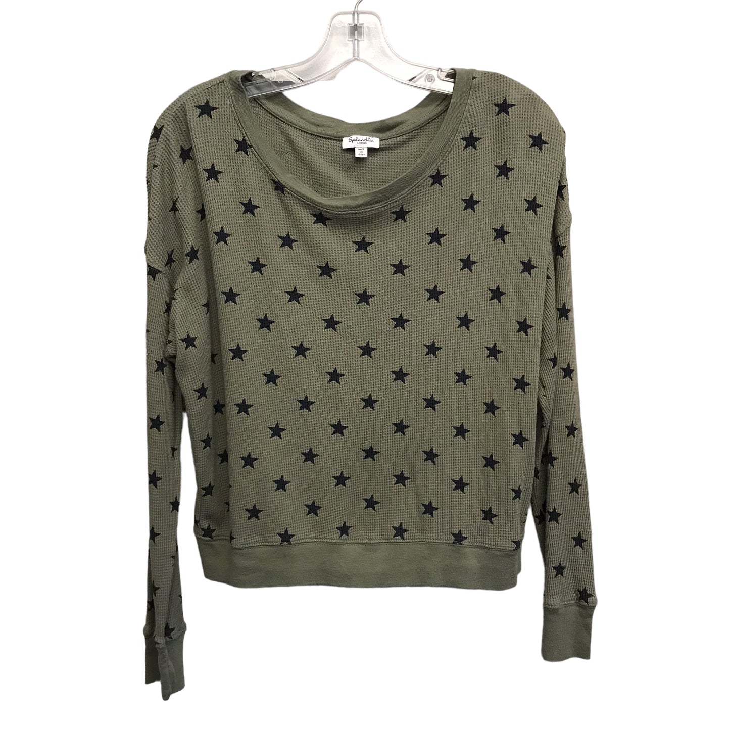 GREEN TOP LS BASIC by SPLENDID Size:L