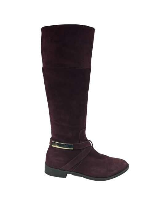 Boots Mid-Calf Heels By Alfani In Red, Size:6