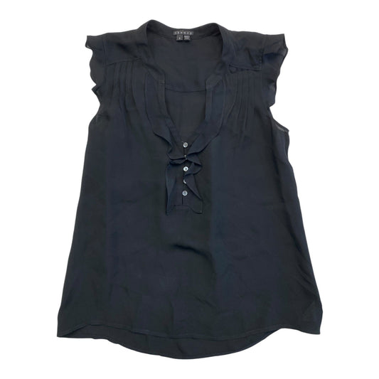 Top Sleeveless By Theory In Black, Size:S