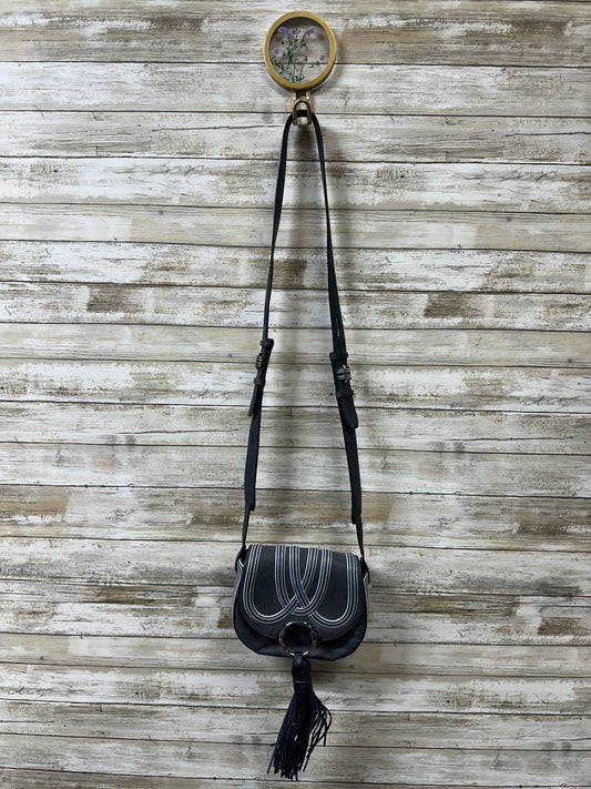 Crossbody Designer By Tory Burch In Navy, Size:Small