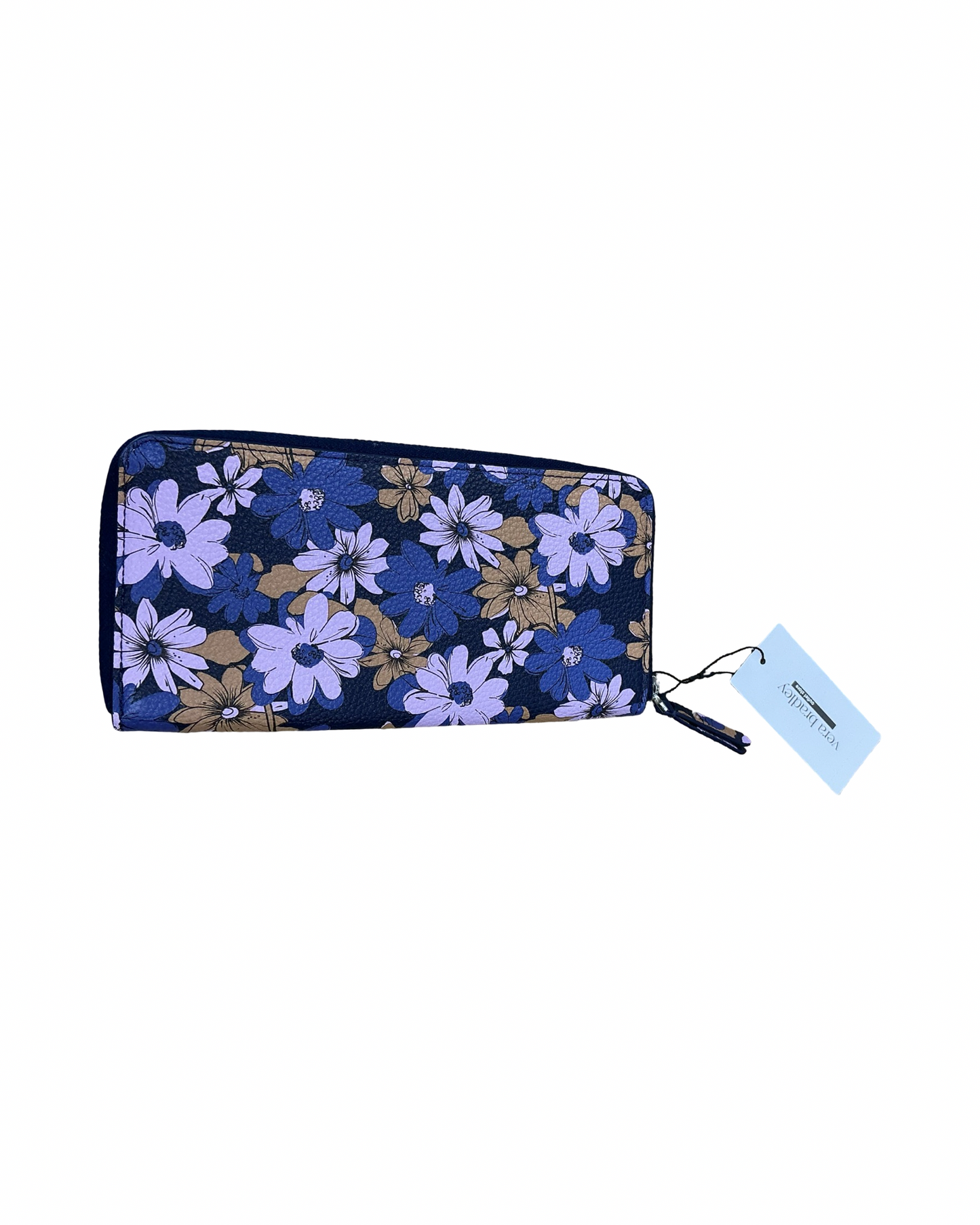 Wallet By Vera Bradley In Blue & Pink, Size:Medium