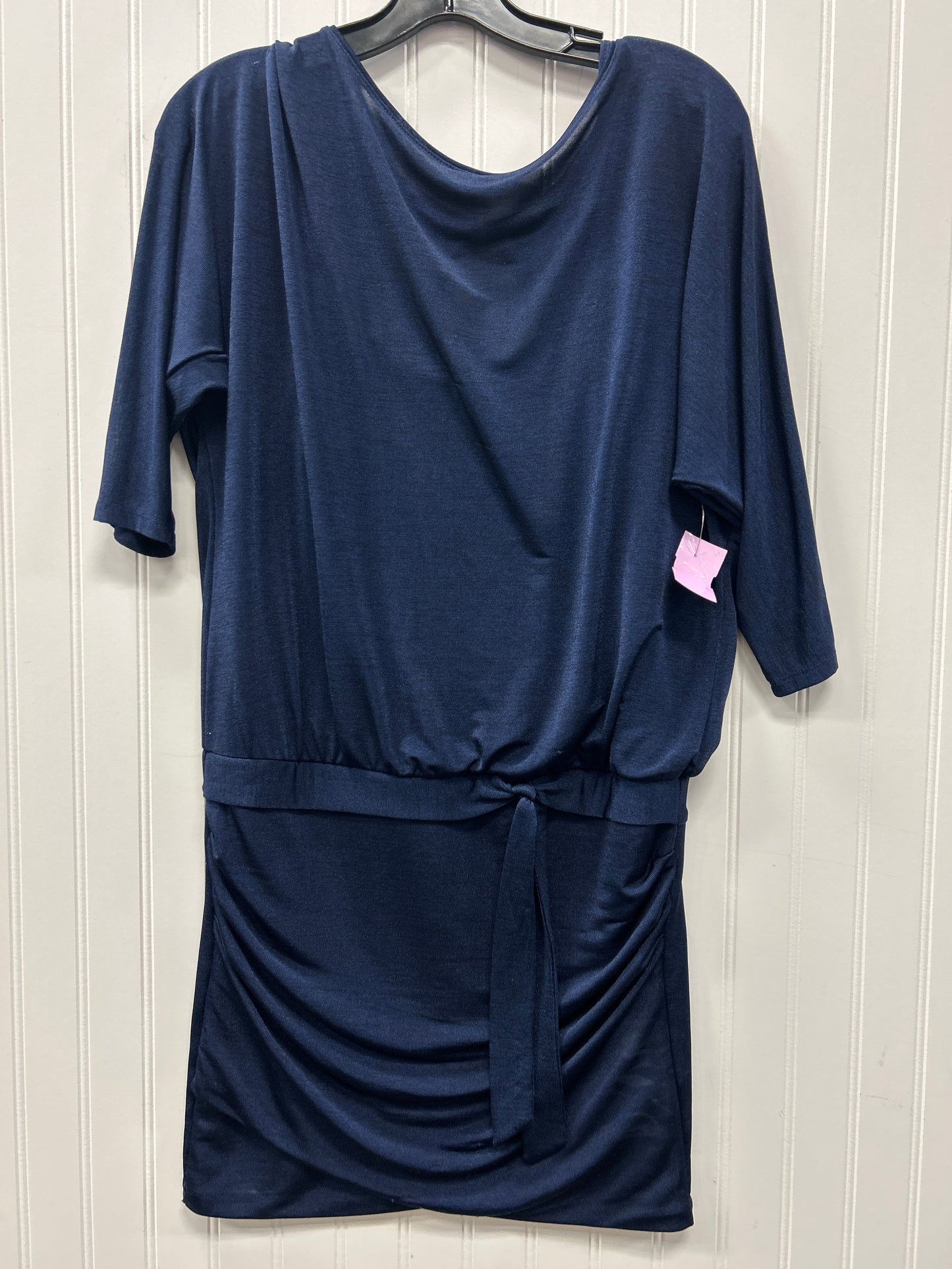 Dress Casual Midi By White House Black Market In Blue, Size:Xs