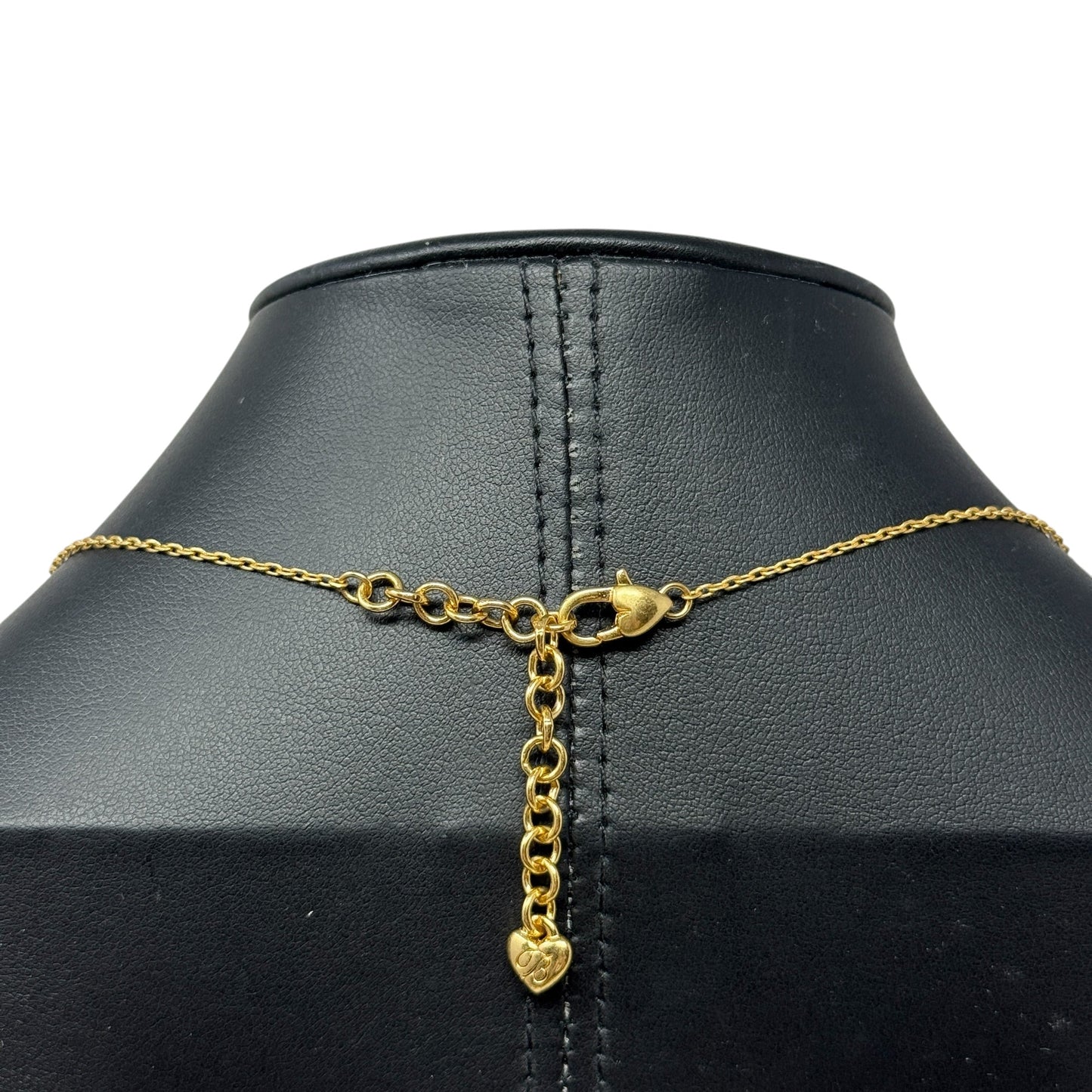 Meridian Zenith Shaker Floating Crystal Necklace In Gold Tone By Brighton