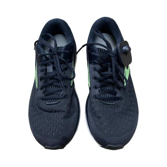 Shoes Athletic By Brooks In Black & Green, Size:9