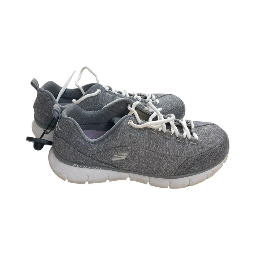Shoes Athletic By Skechers In Grey, Size:10