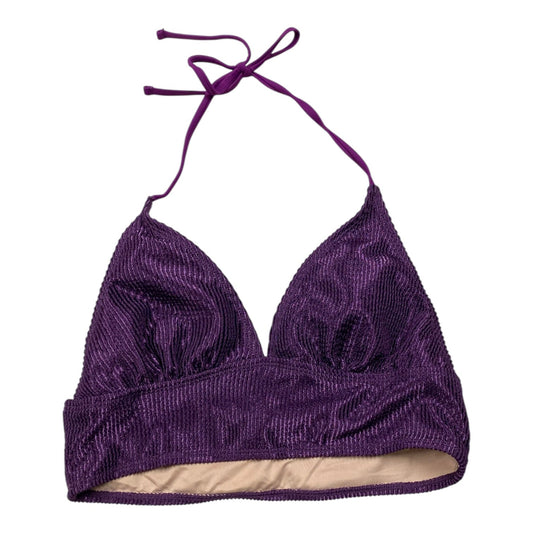 Swimsuit Top By Cupshe In Purple, Size:M