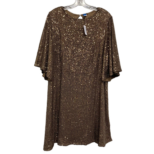 Dress Party Short By Old Navy In Brown, Size:2X